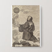 Sint-Benedictus van Nursia Vader van het monastici Button (Voorkant)