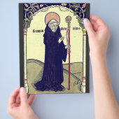Sint-Benedictus van Nursia Vader van het monastici Flyer (Hand)