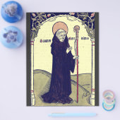 Sint-Benedictus van Nursia Vader van het monastici Flyer (Enkel)
