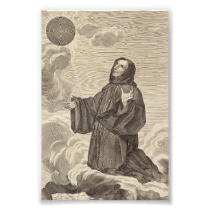 Sint-Benedictus van Nursia Vader van het monastici Foto Afdruk