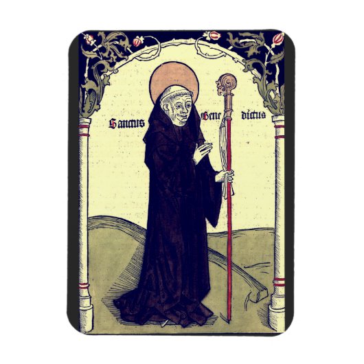 Sint-Benedictus van Nursia Vader van het monastici Magneet (Verticaal)