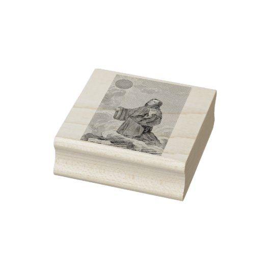 Sint Benedictus van Nursia Vader van het Monastici Rubberstempel (Stempel)