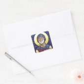 Sint-Benedictus van Nursia  Vierkante Sticker (Envelop)