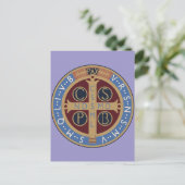 Sint-Benedictusmedaille Briefkaart (Staand voorkant)