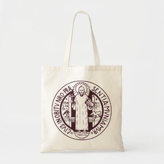 Sint-Benedictusmedaille Tote Bag (Voorkant)