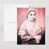 Sint Bernadette Soubirous als kind Briefkaart (Voorkant / Achterkant)