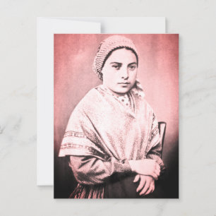 Sint Bernadette Soubirous als kind Briefkaart
