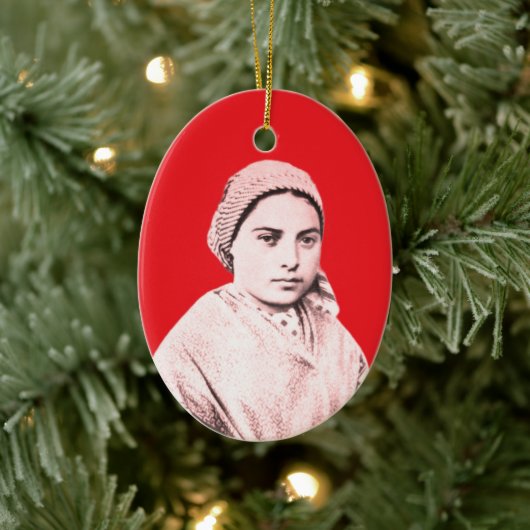 Sint Bernadette Soubirous als kind Keramisch Ornament (Boom)
