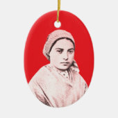 Sint Bernadette Soubirous als kind Keramisch Ornament (Voorkant)