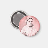 Sint Bernadette Soubirous als kind Magneet (Voorkant / Achterkant)