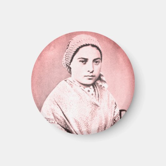 Sint Bernadette Soubirous als kind Magneet (Voorkant)