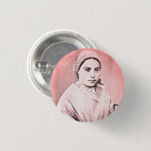 Sint Bernadette Soubirous als kind Ronde Button 3,2 Cm (Voorkant /achterkant)