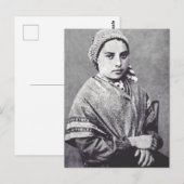 Sint Bernadette Soubirous Briefkaart (Voorkant / Achterkant)