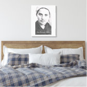 Sint Bernadette Soubirous Canvas Print (Insitu (Slaapkamer))