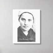 Sint Bernadette Soubirous Canvas Print (Voorkant)