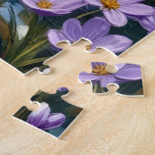 Sint-Bernard Alpen Krokus Kunst Legpuzzel (Zijkant)