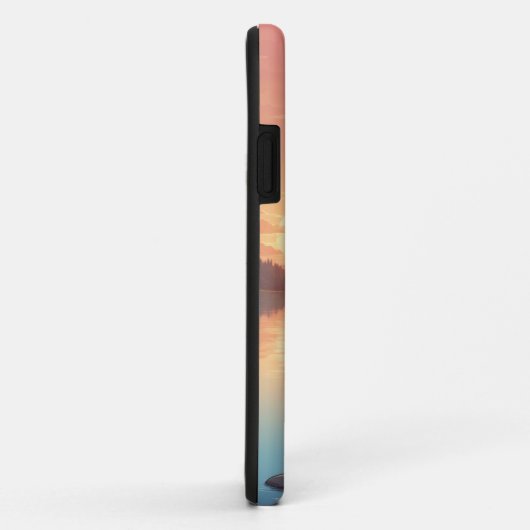 Sint Bernard bij het meer Case-Mate iPhone Case (Achterkant/rechts)