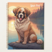 Sint Bernard bij het meer Planner (Voorkant)