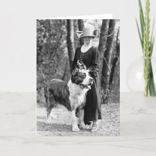 Sint-bernard & Boston Terrier, 1925 Kaart