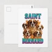 Sint-Bernard Briefkaart (Voorkant / Achterkant)