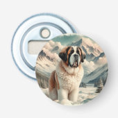 Sint-Bernard Button Flesopener (Voorkant)