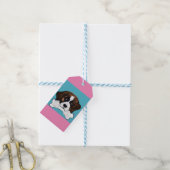Sint-Bernard Cadeaulabel (Met Touw)