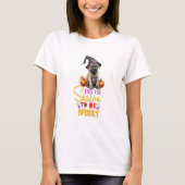 Sint Bernard Dit is het seizoen om griezelig te zi T-shirt (Voorkant)