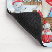 Sint-Bernard Dog in het sneeuwkersthondenhuis Muismat (Hoek)