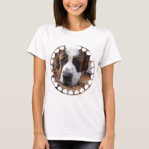 Sint Bernard Dog Long Sleeve Women's T-Shirt