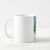 Sint-Bernard Dog met sneeuwkerst Koffiemok (Links)