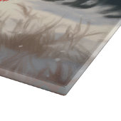 Sint-Bernard Dog met sneeuwkerst Snijplank (Hoek)