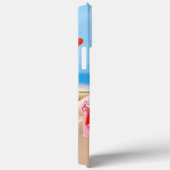 Sint Bernard Dog Valentijnsdag Truck Hearts Case-Mate iPhone Case (Achterkant / Rechts)