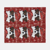 Sint-Bernard Fleece Deken (Voorkant (Horizontaal))