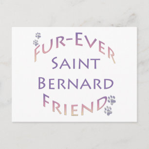 Sint Bernard Furever Vriend Briefkaart