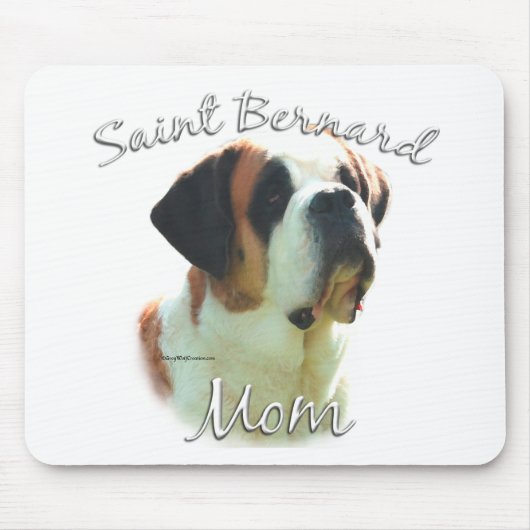 Sint Bernard (glad) Mam 2 Muismat (Voorkant)