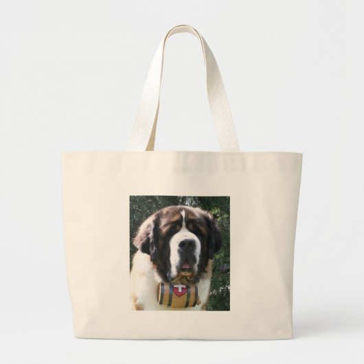 Sint-bernard Grote Tote Bag (Voorkant)