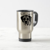 Sint Bernard Happy Face Reisbeker (Voorkant rechts)