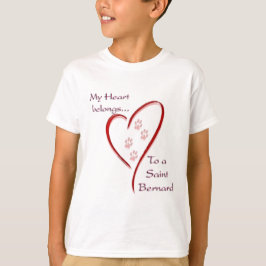 Sint Bernard Hart behoort toe T-shirt
