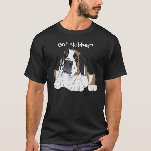 Sint Bernard heeft slobber? T-shirt (Voorkant)