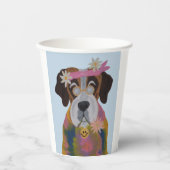 Sint-Bernard-Hippie Papieren Bekers (Voorkant)