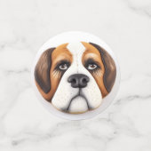 Sint Bernard Hond 3D geïnspireerd Confetti (Kleine voorkant)