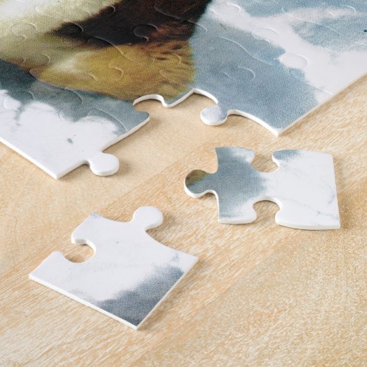 Sint-Bernard-hond, bergredding Legpuzzel (Zijkant)