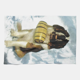 Sint-Bernard-hond, bergredding Theedoek
