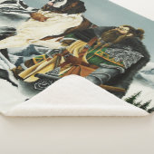 Sint Bernard Hond Dwerg Fantasie Sherpa Deken (3/4)