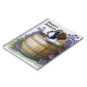 Sint Bernard Hond gepersonaliseerd Notitieboek (Linkerzijde)