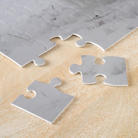 Sint-Bernard-hond in de sneeuw Legpuzzel (Zijkant)