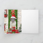 Sint-Bernard Honden Kerstmis  Kaart (Binnen)