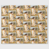 Sint-Bernard-hondenafval Cadeaupapier (Vlak)