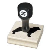 Sint Bernard Hondenras Silhouet Rubberstempel (Stempel)