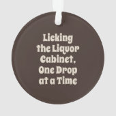 Sint Bernard hondenslok gebeurt Ornament (achterkant)